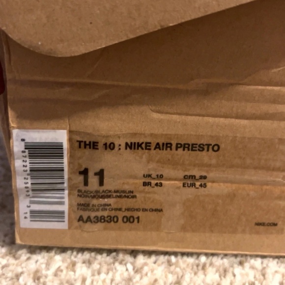 Nike x Off White Presto OG main image 9
